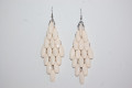 Pendientes 16 lágrimas beige