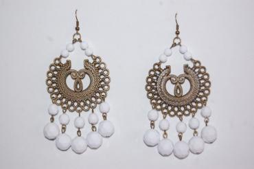 Pendientes Solerares metal blanco