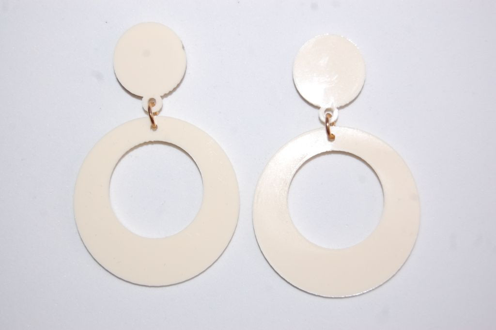 Pendientes Marismas beige niña