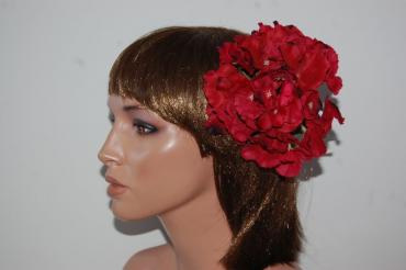 Ramillete Capuchinas rojo grana