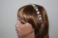 Beautiful flowers silver tiara