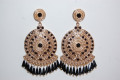 Pendientes Aro oro negro