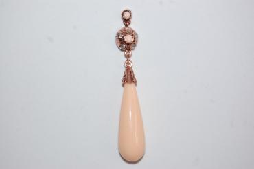Earrings coral Queen nude