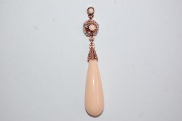 Earrings coral Queen nude