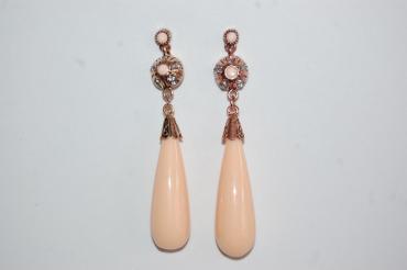 Earrings coral Queen nude