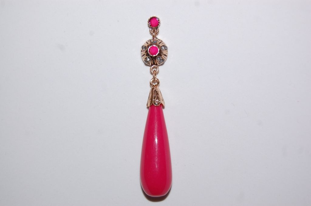 Earrings pink Queen bougainvillea