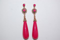Earrings pink Queen bougainvillea