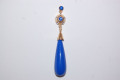 Earrings Blue Coral Queen