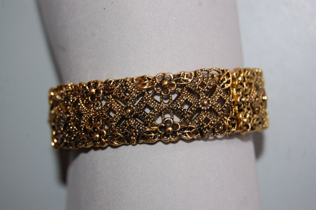 Bracelet Bangle ladies gold old