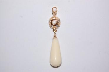 Pendientes niña Reina Beige