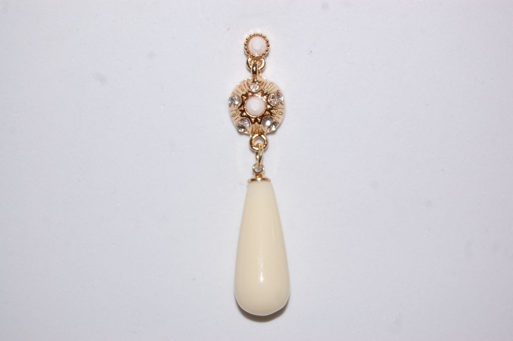 Pendientes niña Reina Beige