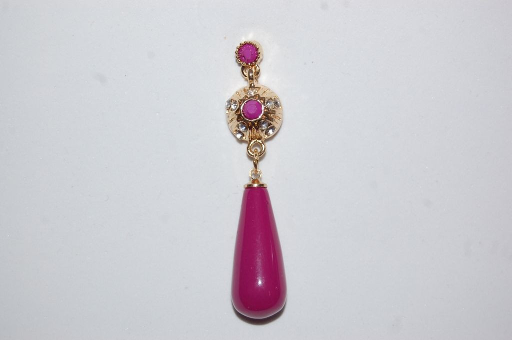 Pendientes niña Reina buganvilla