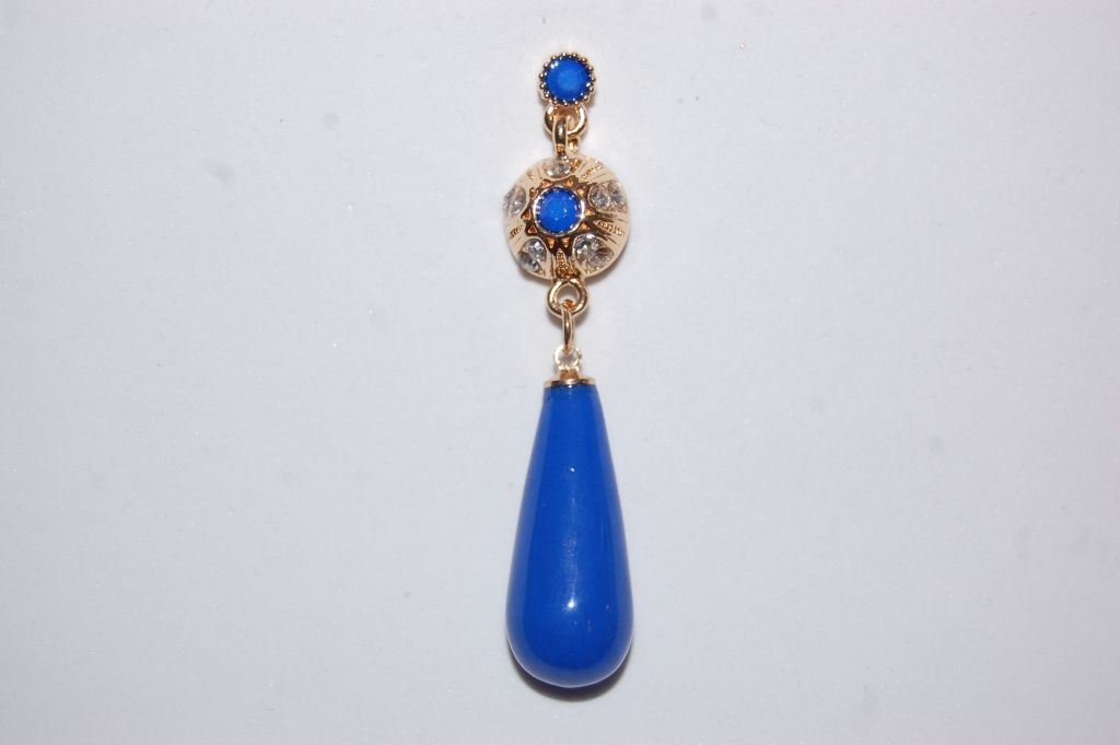 Pendientes niña Reina azul