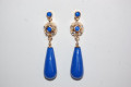 Pendientes niña Reina azul