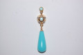 Earrings turquoise Queen girl