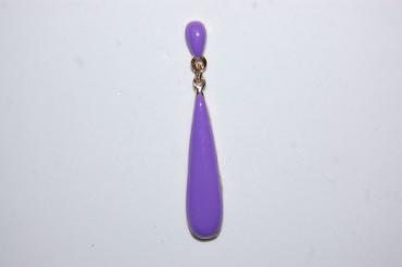 Outstanding metal purple Teardrop