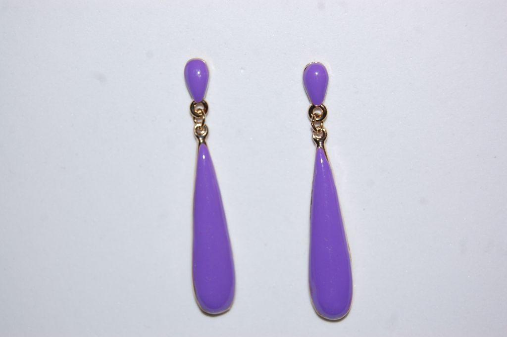Outstanding metal purple Teardrop