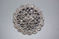 Angeles brooch silver and glitter