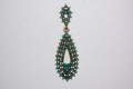 Marisol earrings green Teardrop