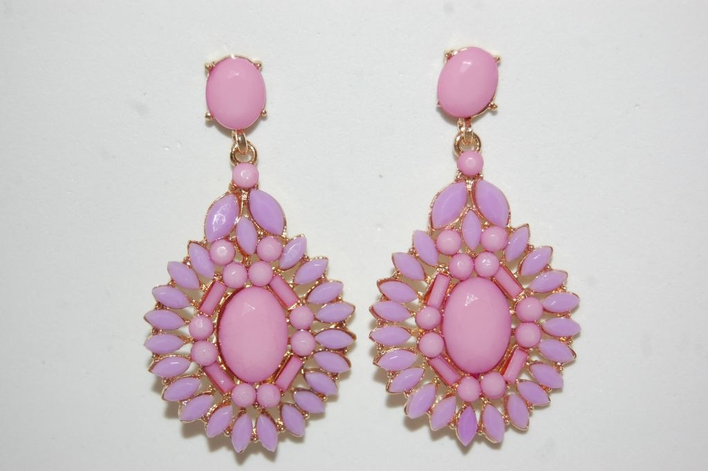 Pendientes Danna lila y violeta