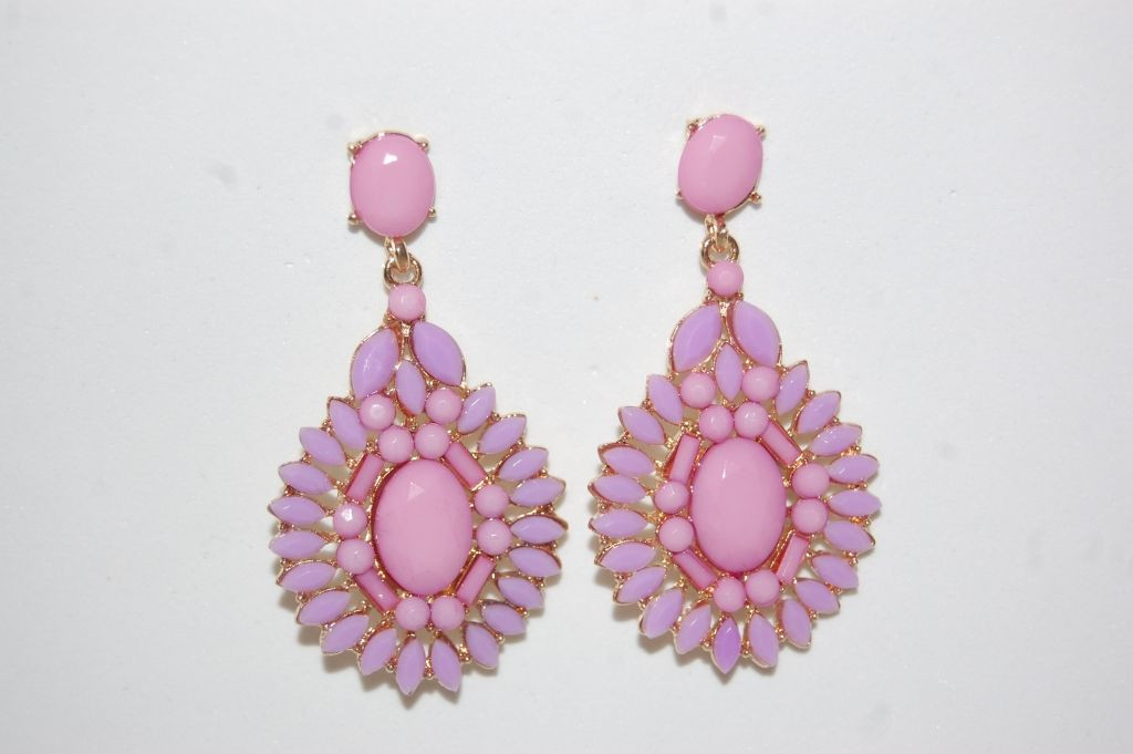 Pendientes Danna lila y violeta