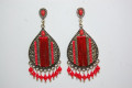 Pendientes rojos cante