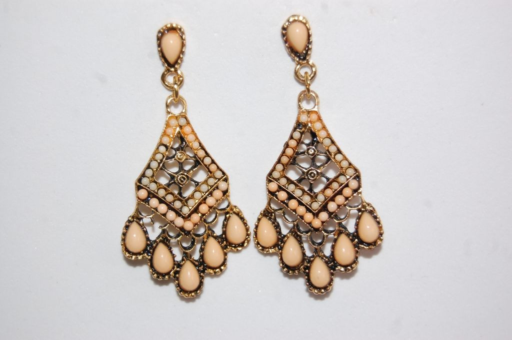 Pendientes niña Dulce camel