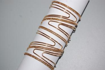 Gran brazalete dorado Raquel