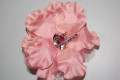 Tocado flor rosa maquillaje Mirian