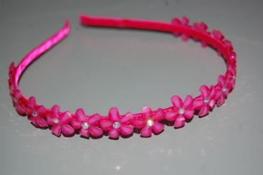 Diadema Margaritas fucsia