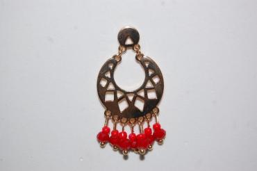 Pendientes flamenca Alis mini grana