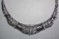 Collar gargantilla Melisa plata brillante