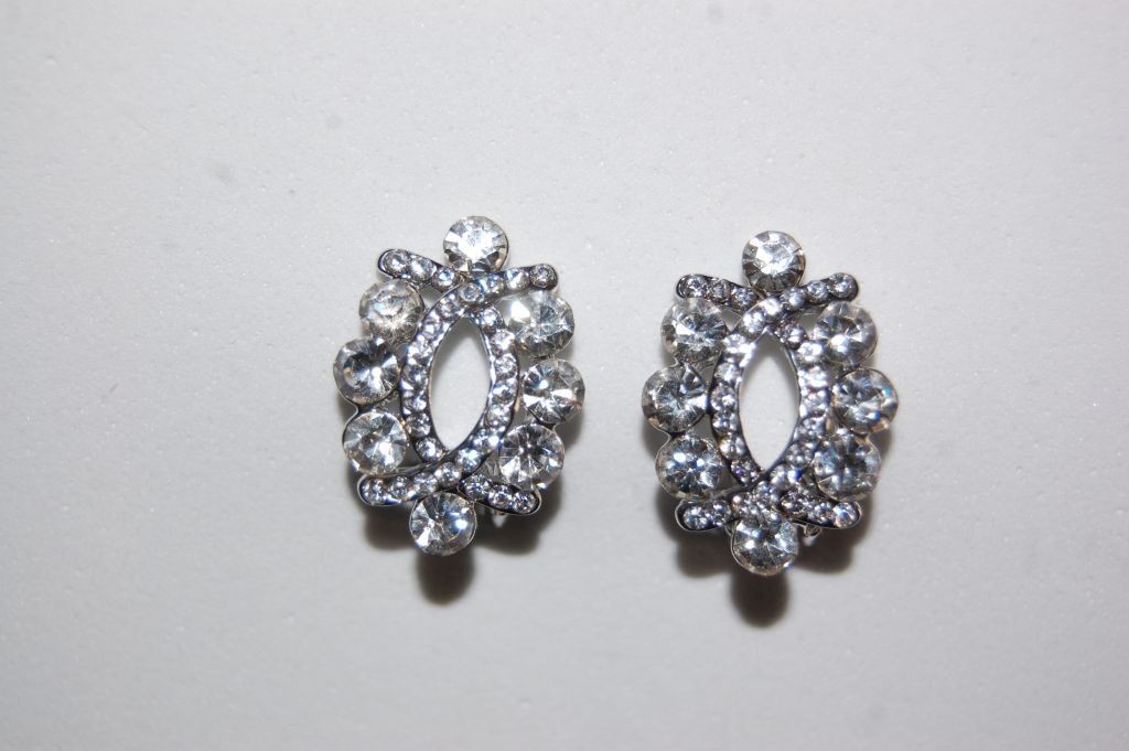 Pendientes LIssa plata y brillos