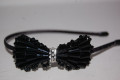 Diadema cristal negro y brillos
