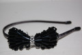 Diadema cristal negro y brillos