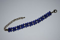 Pulsera Elegante Elsa azul pavo