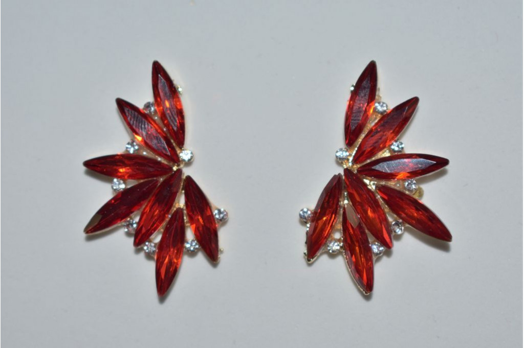 Pendientes Canopus rojo