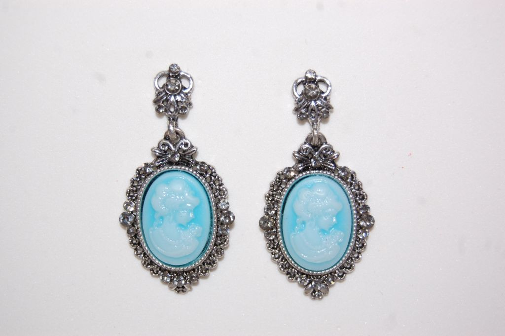 Pendientes Camafeos feria celeste