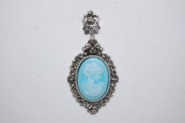 Pendientes Camafeos feria celeste