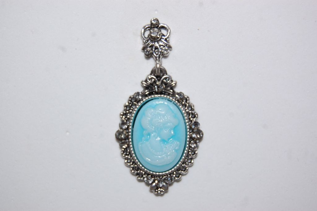 Pendientes Camafeos feria celeste