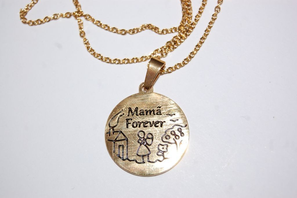 Collar Mamá Forever dorado