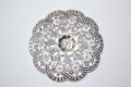 Broche Roxana oro blanco