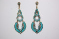 Pendientes Dama aguamarina