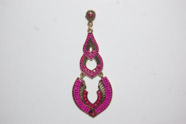 Pendientes Dama buganvilla