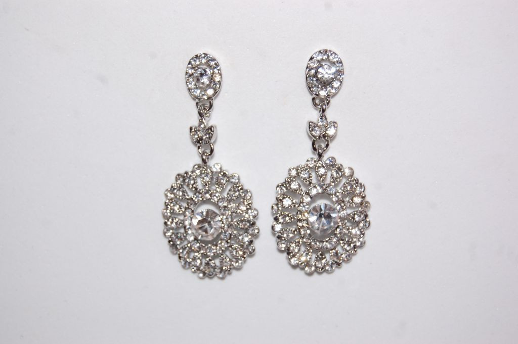 Wedding earrings sparkles