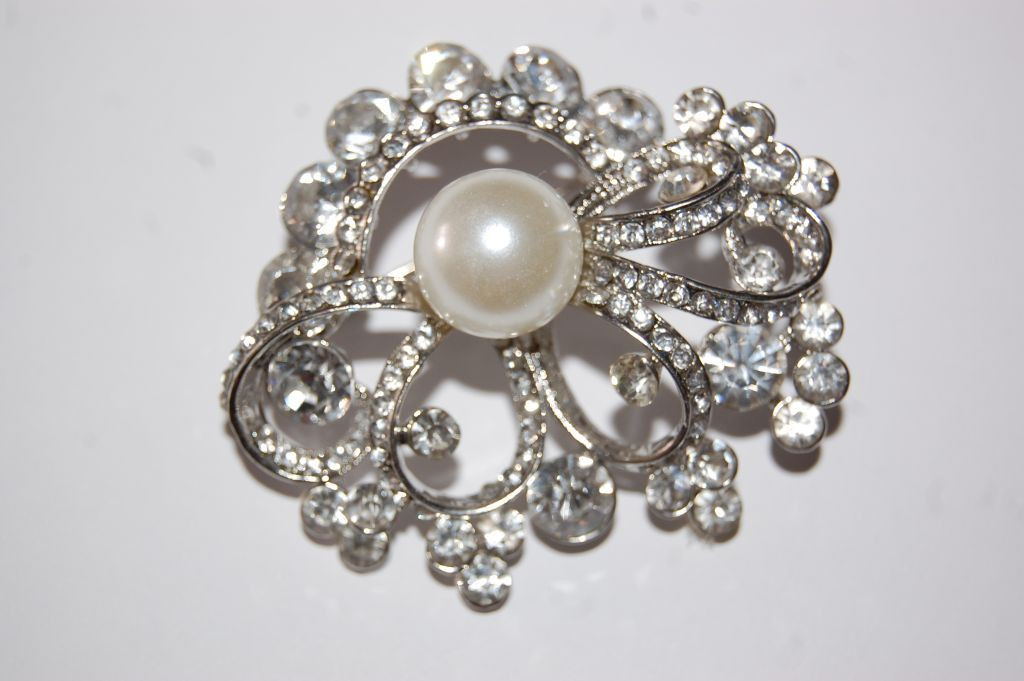 Broche Megan gran perla