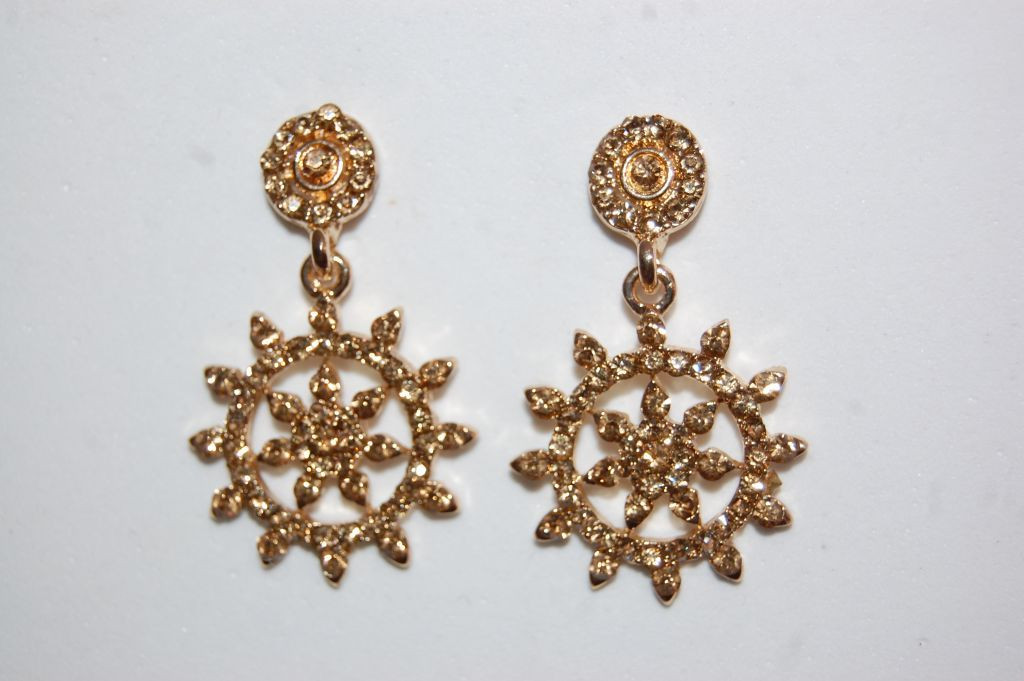 Pendientes Soles dorados