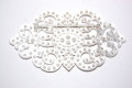 Broche Dulce oro blanco