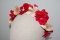 Diadema floral o plumas personalizada