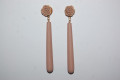 Pendientes flor feria nude